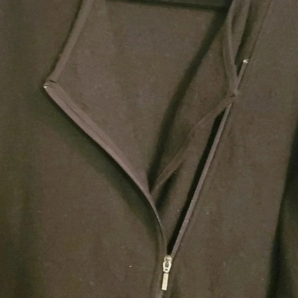 Pure Jill Women's wool blend long zip cardigan - Picture 3 of 12